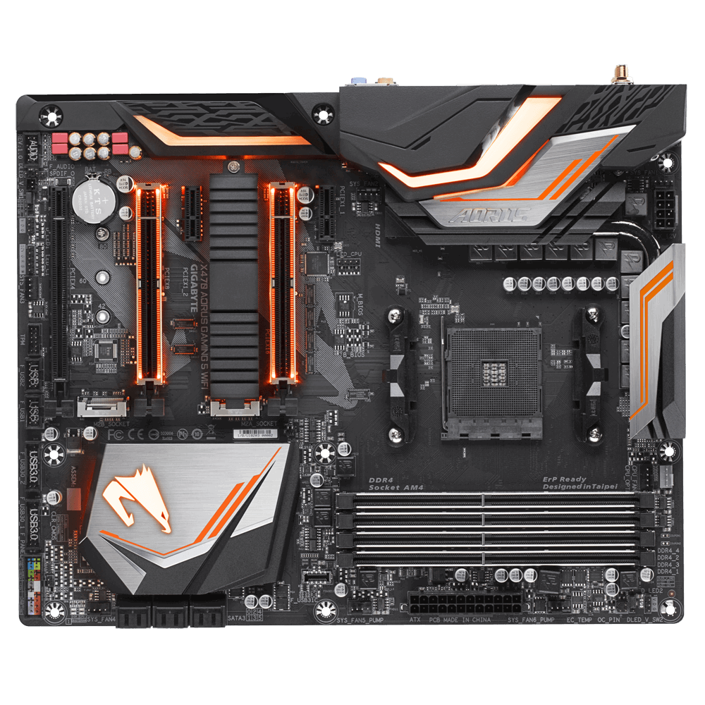 Aorus x470 ultra gaming горит красным vga