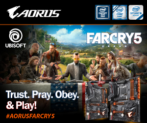 Achetez une carte mère AORUS Gaming éligible et obtenez GRATUITEMET* le jeu Far Cry 5 PC.